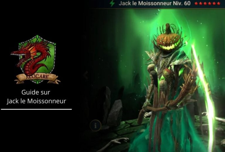 Guide du Champion Jack le Moissonneur