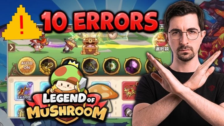 10 kesalahan yang harus dihindari oleh pemain baru Legend of Mushroom