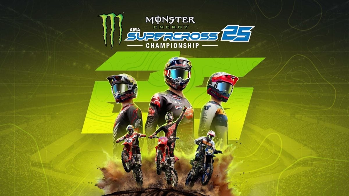 Le jeu Monster Energy Supercross 25 sur PS5.