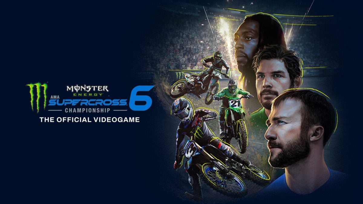 Le jeu Monster Energy Supercross 6 sur PS5. 