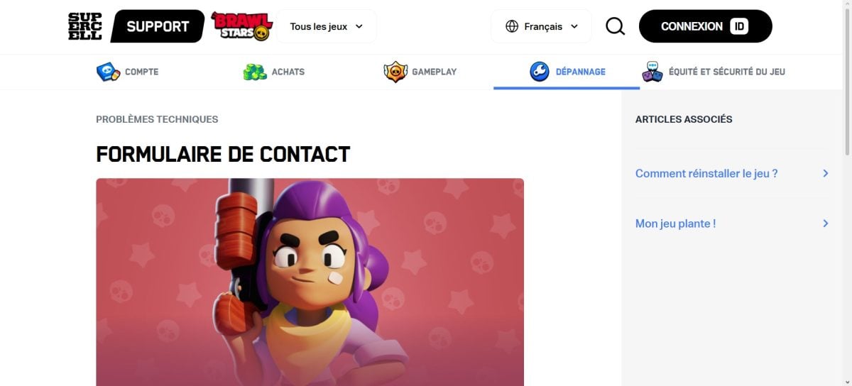 Hier erfahren Sie, wie Sie sich über das Kontaktformular an den Supercell-Kundensupport wenden können.