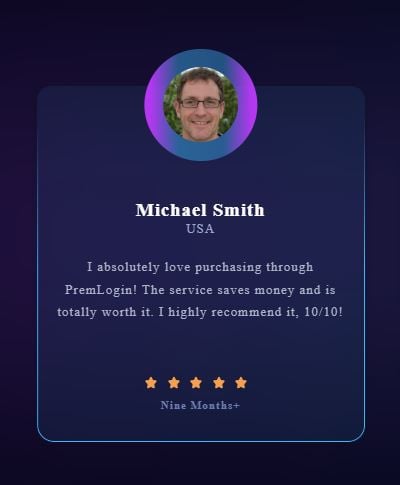 Opinion of a Premlogin customer. 