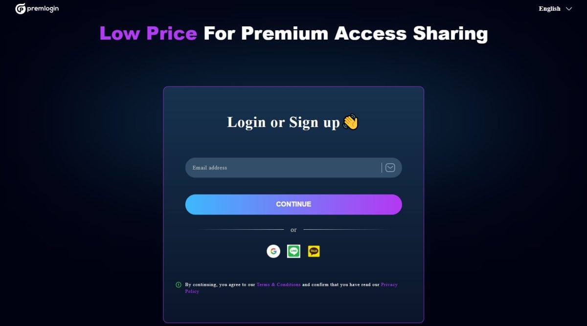 Registration on Premlogin. 