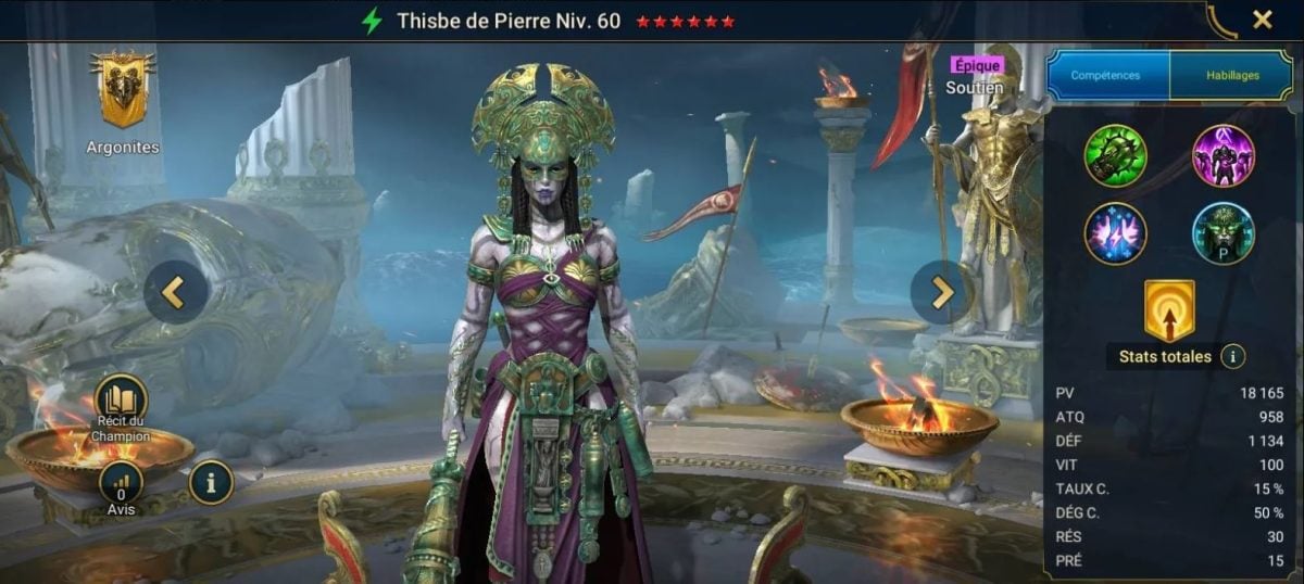 Guide til mestring, nåde og artefakter på Stonebound Thisbe på RSL 