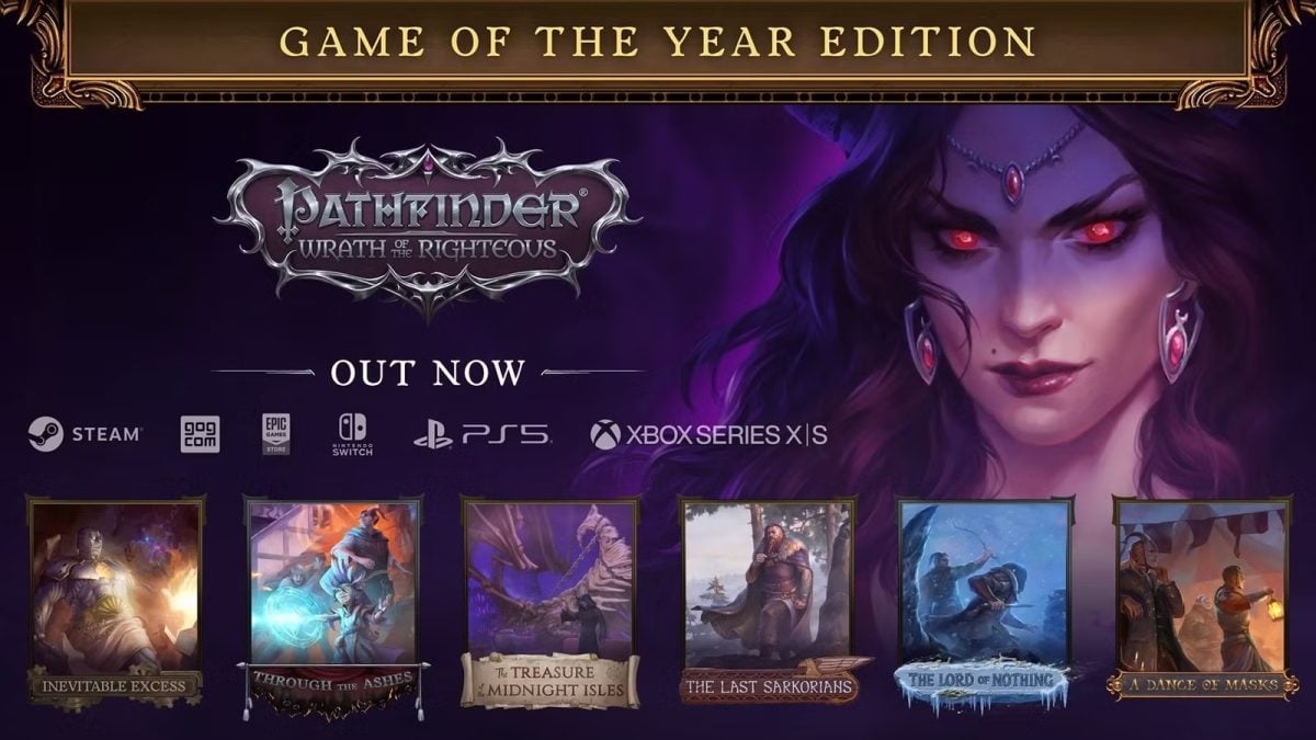 Pathfinder: Wrath of the Righteous - Game of the Year Edition, bedste RPG-spil på PS5