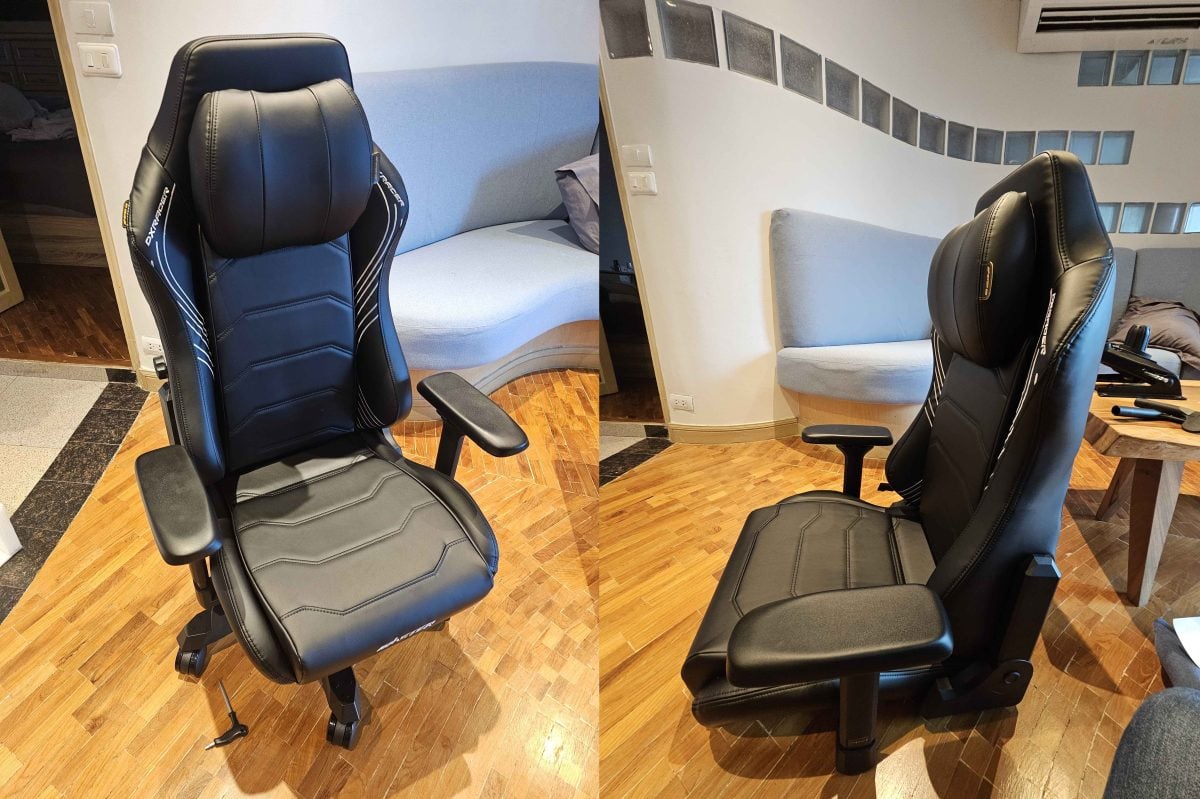 La altura es el único defecto menor que encontré en el DXRacer Master 