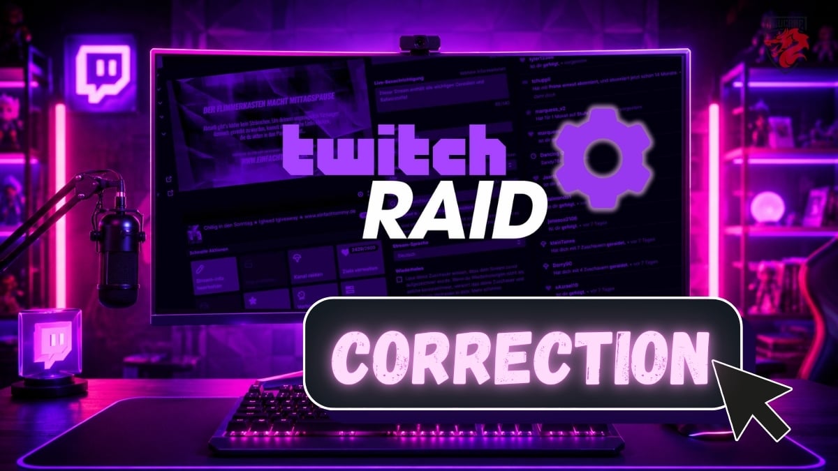 CORRIGER les paramètres de la chaîne cible ne vous permettent de lancer un raid pour l'instant