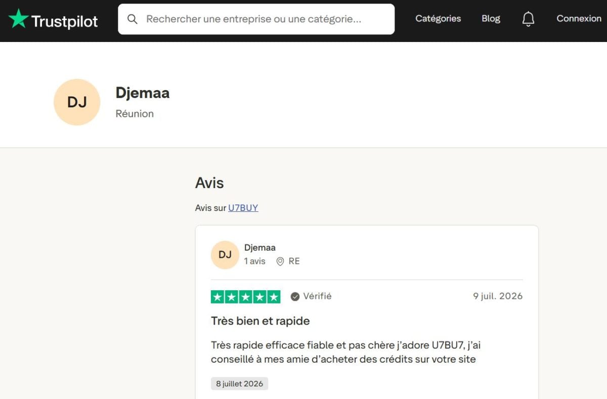 Пример отзыва клиента, в котором отмечаются эффективность и конкурентоспособная цена U7BUY. 