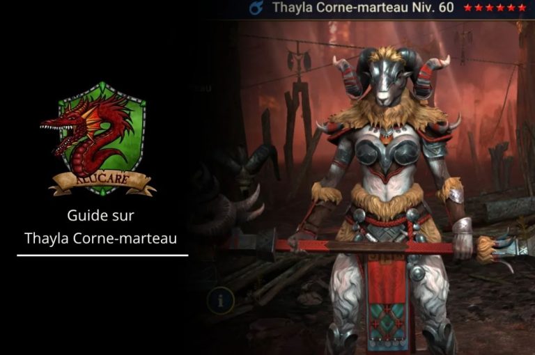 Guide du Champion RSL Thayla Corne-marteau