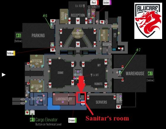 Lab_Tarkov 中的 Sanitar's room