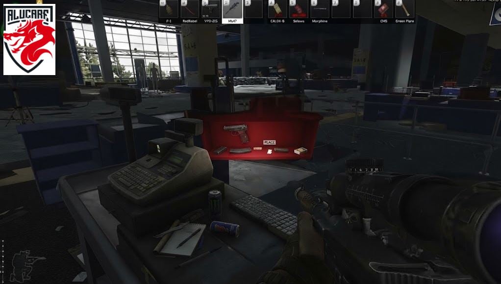 Cassa numero 9 del negozio IDEA_Tarkov
