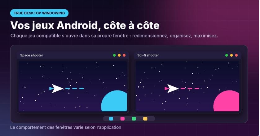 Con BlueStacks 16, cada juego compatible se abre en su propia ventana