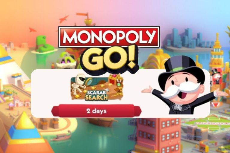 Imagem do evento Scarab search Monopoly Go