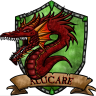 Logotipo de Antonin Choplin alias Alucare con su dragón